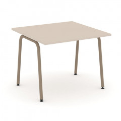Estetica Стол переговорный ES.PRG-1.1-K Капучино/Латте металл 980*980*750