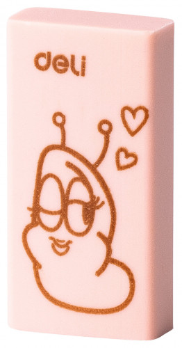 Ластик Deli EH305 Larva 40х20х10мм ПВХ ассорти (3шт)