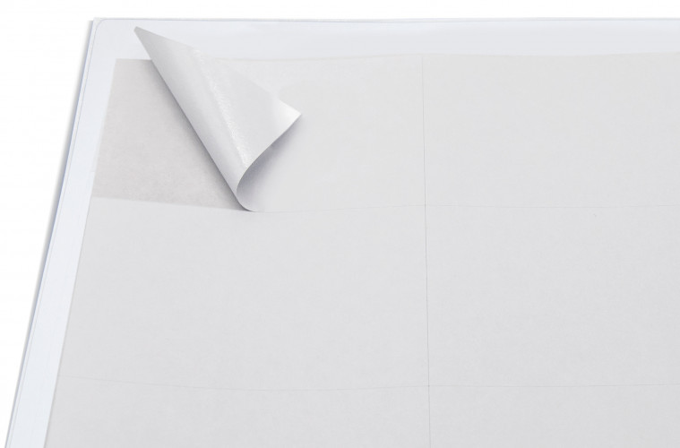 Этикетки Buro A4 48.5x25.4мм 44шт на листе/100л./белый матовое самоклей. универсальная