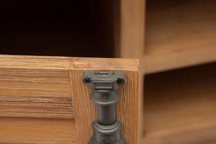 TV тумба малая Secret De Maison AVIGNON( mod. PRO-L07-130 ), дерево акация, 130х45х50см, Натуральный (Brushed Ash color)