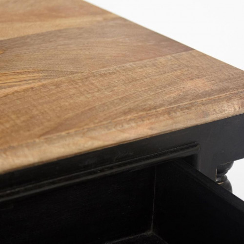 Комод Secret de Maison BLACK LABEL (mod. WA-0028), дерево акация, манго, мдф, 163х47х93см, черный/натуральный