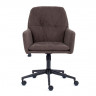 Кресло GARDA, флок , коричневый, 6