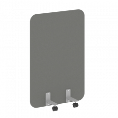 R-line Перегородка на металлических опорах, на роликах DP.R-80-120 Металлик/Серый металл 800*18*1200