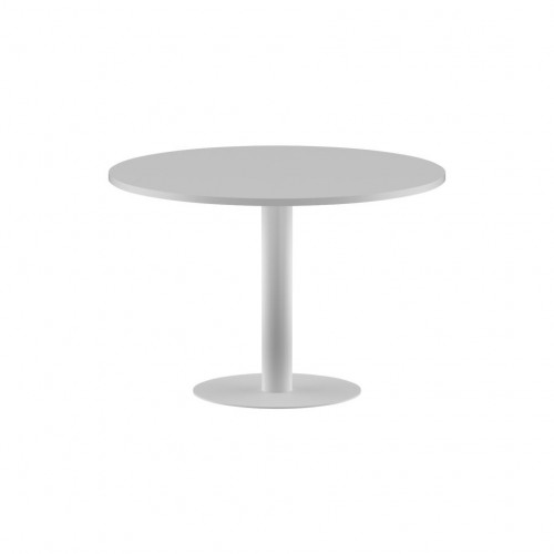 Конференц стол ПРГ-100 Белый/Белый D1000х750 IMAGO