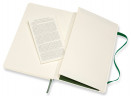 Блокнот Moleskine CLASSIC SOFT QP616K15 Large 130х210мм 192стр. линейка мягкая обложка зеленый