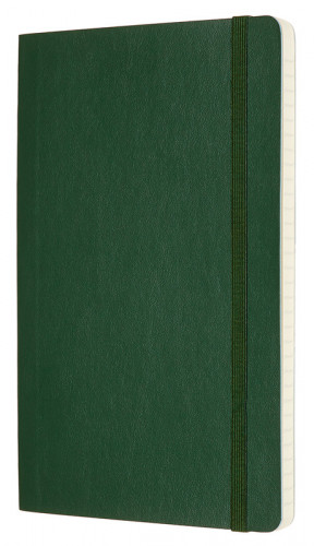 Блокнот Moleskine CLASSIC SOFT QP616K15 Large 130х210мм 192стр. линейка мягкая обложка зеленый