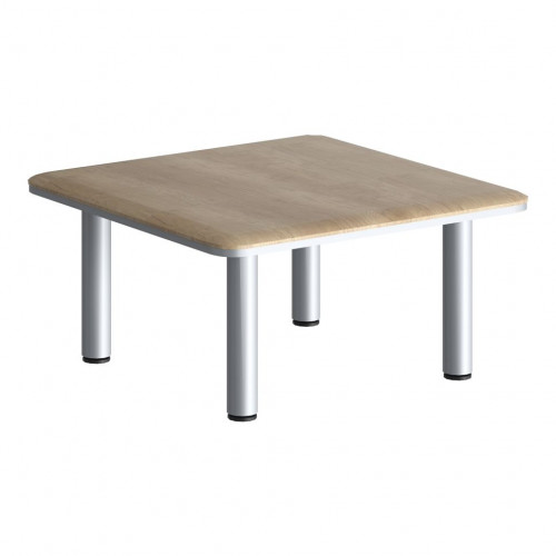 Стол журнальный DCT 808M.1 Дуб Каньон/Алюминий 800х800х400
