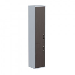 Шкаф колонка с глухой средней и малой дверьми СУ-1.3(L) Венге Магия/Металлик 406*365*1975 IMAGO