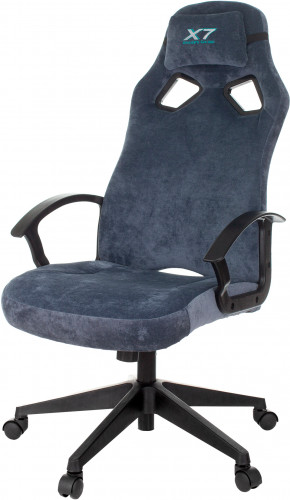 Кресло игровое A4Tech X7 GG-1400 синий крестов. пластик