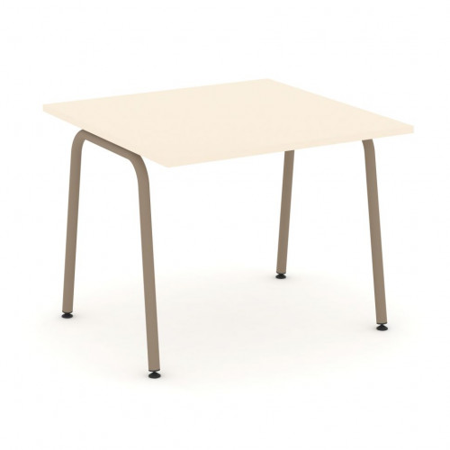 Estetica Стол переговорный ES.PRG-1.1-K Сатин/Латте металл 980*980*750