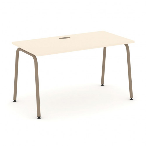 Estetica Стол рабочий ES.SP-3-LK Сатин/Латте металл 1380*730*750