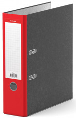 Папка-регистратор Erich Krause Original 49450 A4 80мм картон красный без. окант. вместимость 500 листов