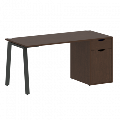 Home Office Стол письменный VR.SP-3-158.1.A Венге/Антрацит металл 1580*720*750