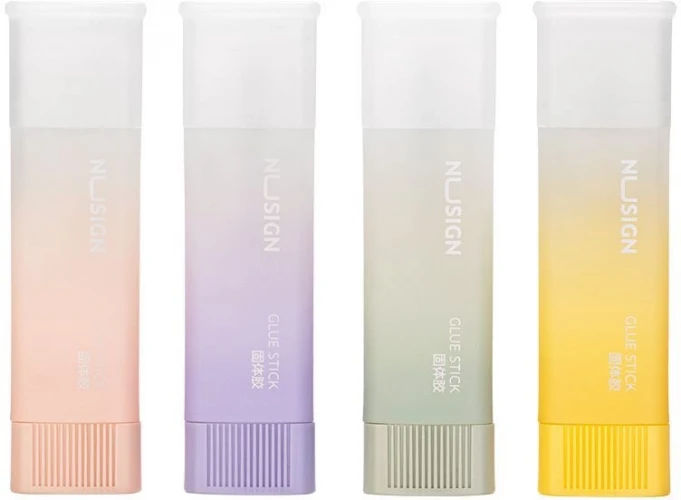 Клей-карандаш Deli NS150 21гр корп.ассорти прозрачный усиленный Nusign