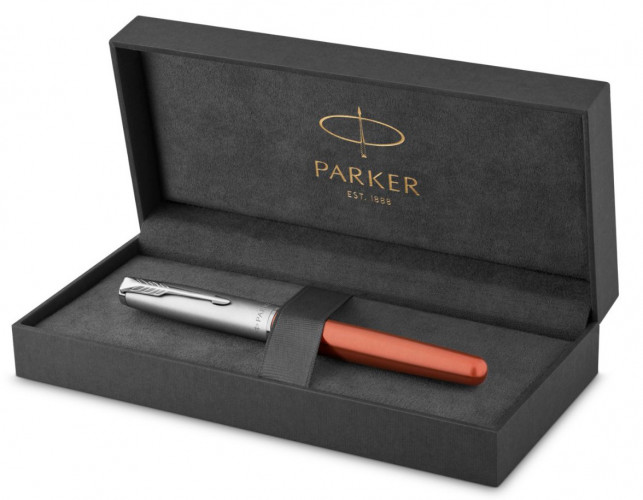 Ручка роллер Parker Sonnet Essentials SB T545 (CW2169230) LaqOrange CT F черн. черн. подар.кор.