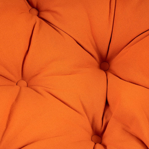 23/01 Матрац для кресла "Папасан", ткань, оранжевый, С 23