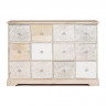 Комод Secret de Maison Caraibo (mod. SHE2162), дерево манго, 129х48х90см, натуральный/white wash