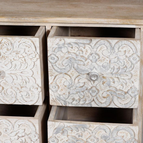 Комод Secret de Maison Caraibo (mod. SHE2162), дерево манго, 129х48х90см, натуральный/white wash