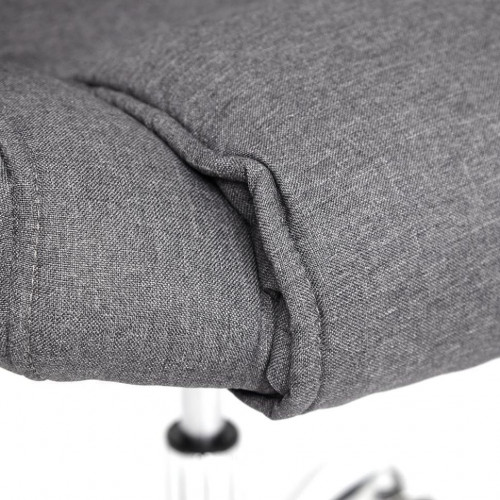 Кресло BERGAMO (хром), ткань, темно-серый, F68