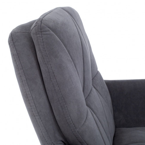 Кресло GARDA, флок , серый, 29