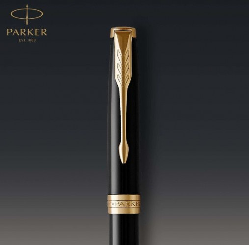Ручка шариков. Parker Sonnet Core K530 (CW1931497) LaqBlack GT M черн. черн. подар.кор.