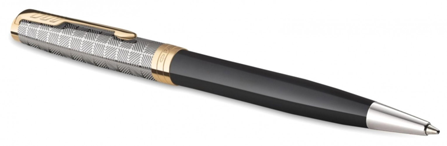 Ручка шариков. Parker Sonnet Premium K537 (CW2119787) Metal Black GT M черн. черн. подар.кор.