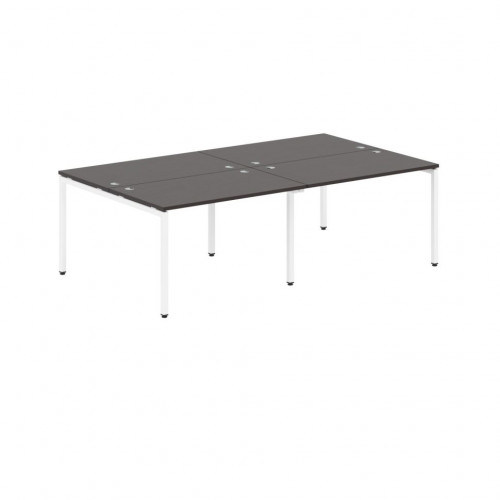 Стол 4-х местный XWST 2414 Легно темный/Белый 2406х1406х750 XTEN-S
