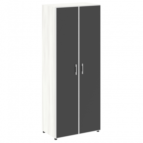 Yalta Шкаф LT.ST-1.10 R black Снежная патина/Стекло black 800*450*1987