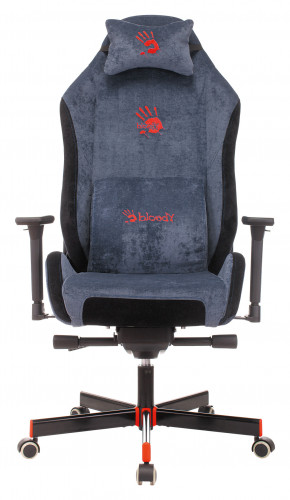 Кресло игровое A4Tech Bloody GC-470 синий с подголов. крестов. металл