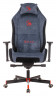 Кресло игровое A4Tech Bloody GC-470 синий с подголов. крестов. металл