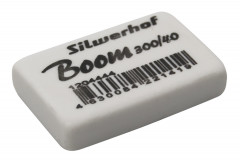 Ластик Silwerhof Boom 300/40 181148 35.5х23х8мм каучук термопластичный белый