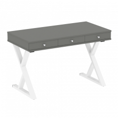 Home Office Стол письменный VR.SP-1-118.M Металлик/Белый металл 1180*600*750