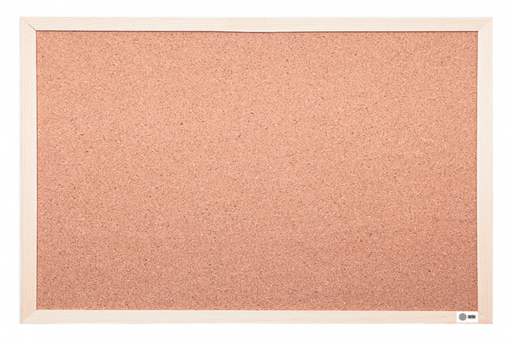 Доска пробковая Cactus CS-CWBD-60X90 пробковая коричневый 60x90см деревянная рама пробка