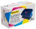 Дырокол Silwerhof Just макс.:10лист. пластик синий отв.:2