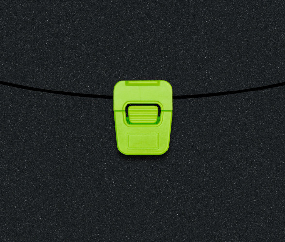 Портфель Бюрократ Black Opal BLPP01LETT 1 отдел. A4 пластик 0.7мм черный/салатовый