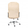 Кресло BERGAMO (хром), флок , бежевый, 7