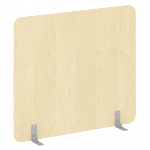 R-line Перегородки на металлических опорах на фетровых подпятниках DP.F-160-140 Клён/Серый металл 1600*18*1400