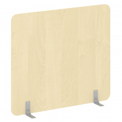 R-line Перегородки на металлических опорах на фетровых подпятниках DP.F-160-140 Клён/Серый металл 1600*18*1400