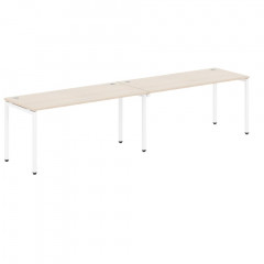 Стол 2-х местный XWST 3270 Бук Тиара/Белый 3206х700х750 XTEN-S