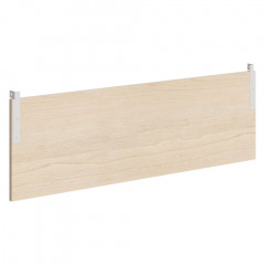 Фронтальная панель подвесная XGDST 127.1 Бук Тиара/Нержавеющая сталь 1100х350х18 XTEN GLOSS