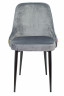 Стул для кухни Бюрократ KF-5_2 комплект 2шт серый зигзаг металл черный на ножках (KF-5/ZIG/GREY_2)