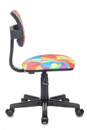 Кресло детское Бюрократ CH-299 мультиколор абстракция сетка/ткань крестов. пластик