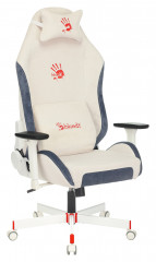 Кресло игровое A4Tech Bloody GC-330 белый крестов. металл