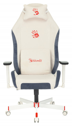 Кресло игровое A4Tech Bloody GC-330 белый крестов. металл