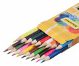 Карандаши цв. Silwerhof 134218-18 Солнечная коллекция 2.8мм шестигран. дерево ассорти 18цв. коробка/европод.