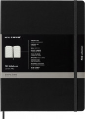 Блокнот Moleskine PROFESSIONAL PROPFNTB4HBK XLarge 190х250мм 192стр. твердая обложка черный