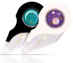 Лента коррект. Deli 71499 12мx5мм ассорти корпус белый блистер