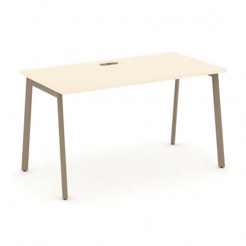 Estetica Стол рабочий ES.SP-3-LP Сатин/Латте металл 1380*730*750