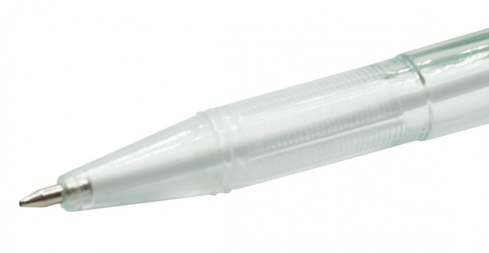 Ручка шариков. Buro зеленый d=0.7мм син. черн. индив. пак.ев. на подставке сменный стержень линия 0.5мм кругл.