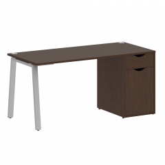Home Office Стол письменный VR.SP-3-158.1.A Венге/Серый металл 1580*720*750